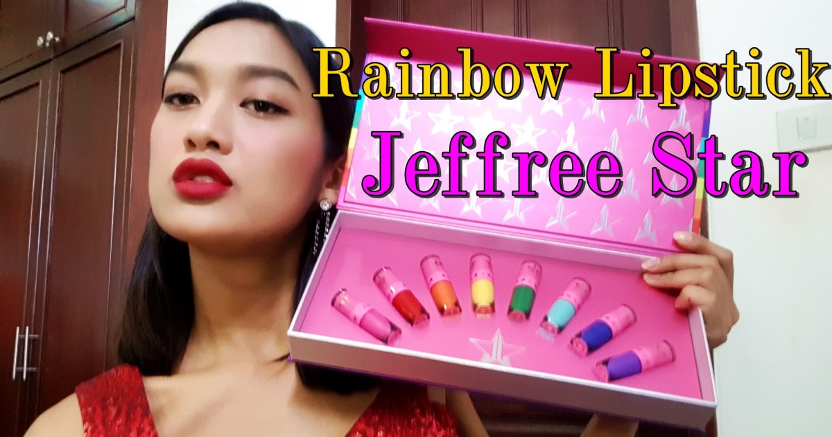 #ลิป7สีมณี7แสง Rainbow Mini Lipstick จาก Jeffree Star Cosmetics ปังหรือพัง?!!!