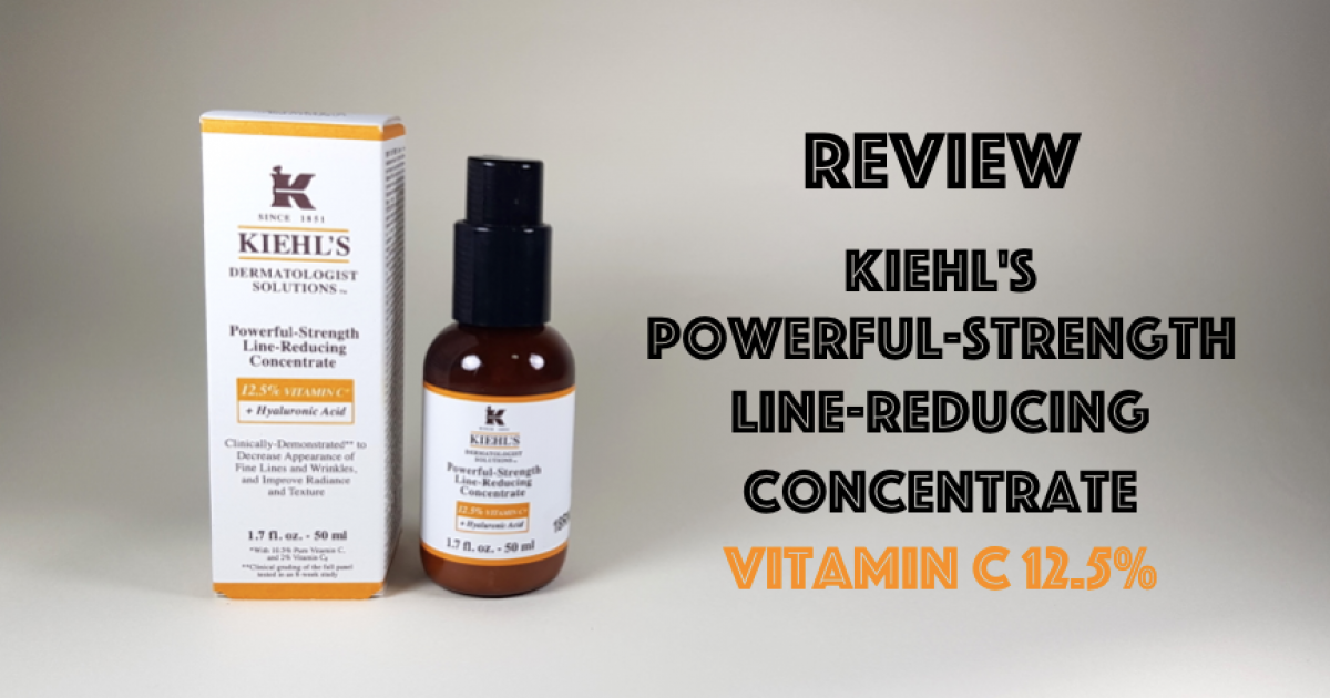 [REVIEW] Kiehl's PowerfulStrength LineReducing Concentrate 12.5