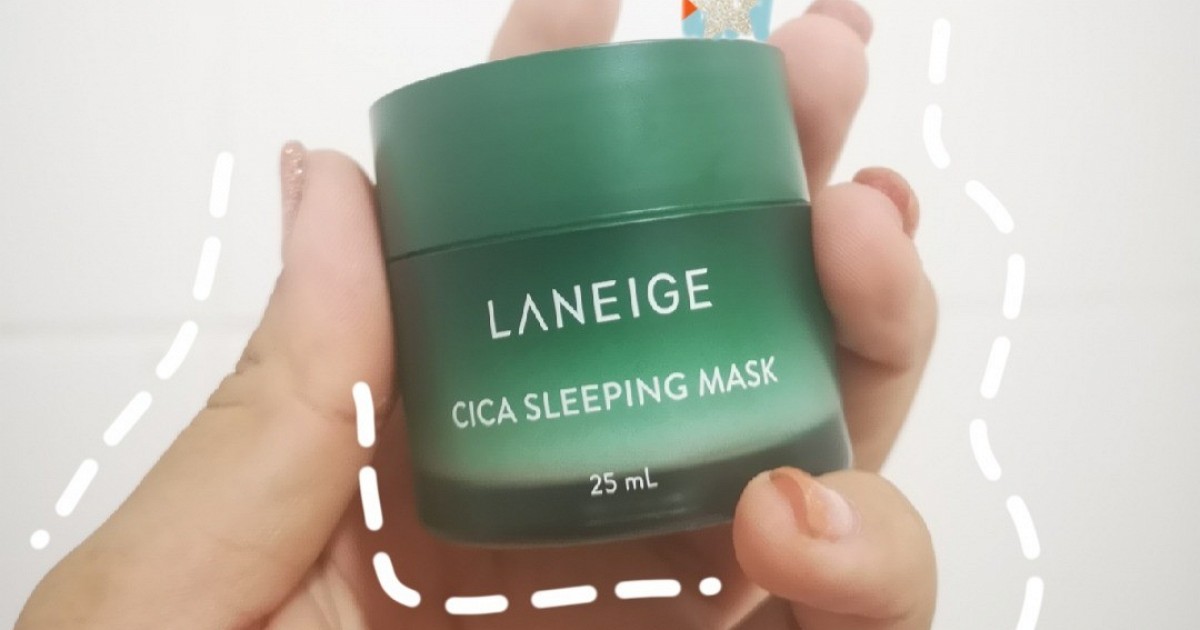 Mini mini reviews LANEIGE CICA SLEEPING MASK