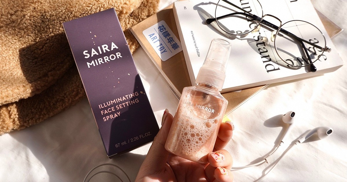 รีวิว Saira Mirror llluminating Face Setting Spray