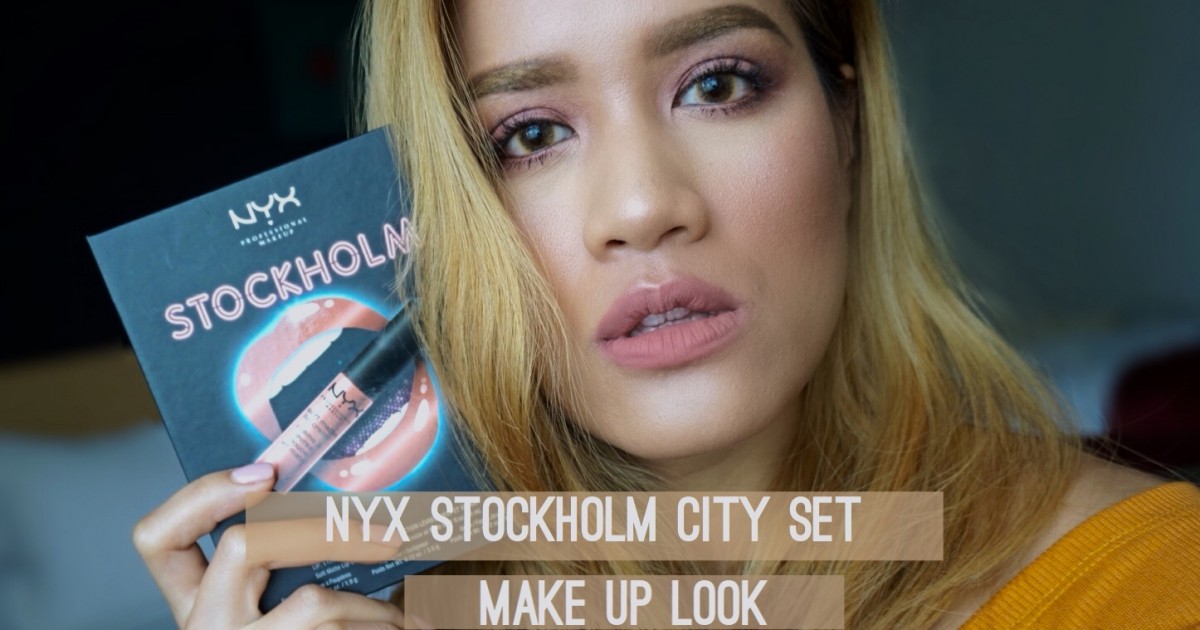 FIRST IMPRESSION | HOW TO MAKE UP LOOK FROM NYX STOCKHOLM CITY SET ใช้พาเลทเดียวแต่งได้ทั้งหน้า