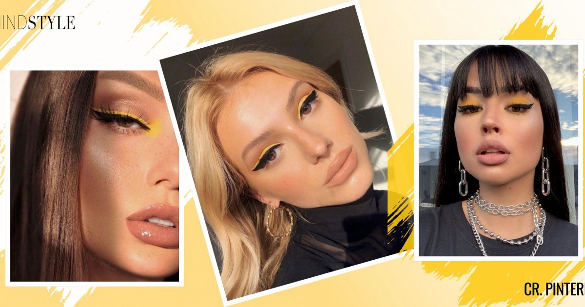 How to yellow eye makeup แต่งตาสีเหลืองสดใสตามเทรนด์ 2020