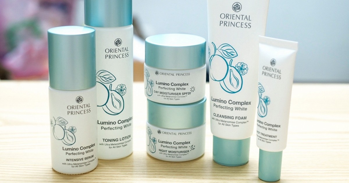 รีวิวผิวหน้าใส ไร้จุดด่างดำ ด้วยเซ็ต “เซรั่มวงสว่างOP” Lumino Complex Perfecting White จาก Oriental Princess