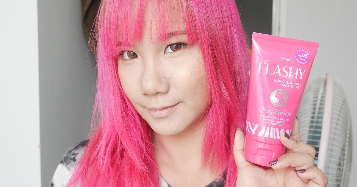 {Review} Neon Pink hair w/ Mistine Flashy ทำผมชมพูสดใสสะท้อนแสงด้วยงบหลักร้อย!