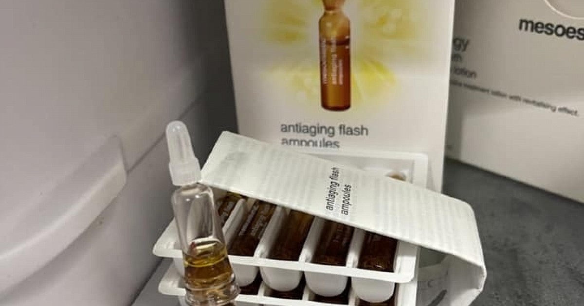 mesoestetic antiaging flash ampoules กู้หน้าเร่งด่วน เห็นผลข้ามคืน!!!