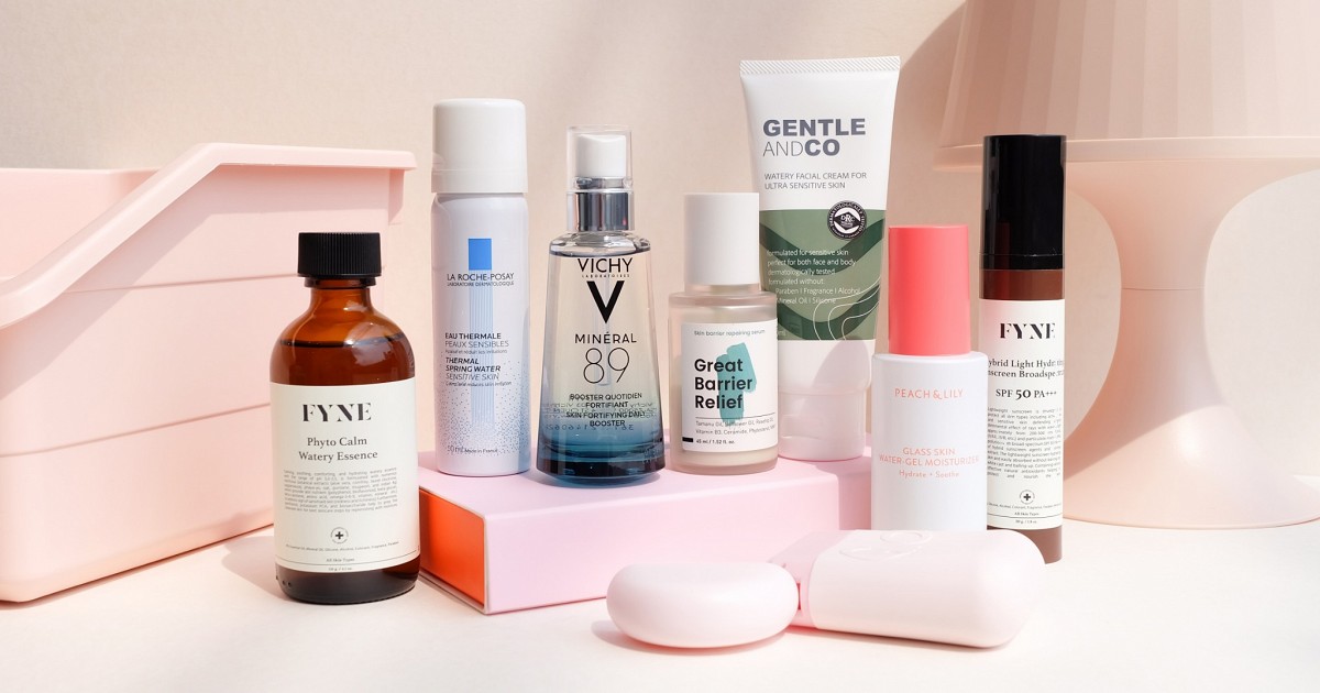 skincare routine update after sunburn & laser