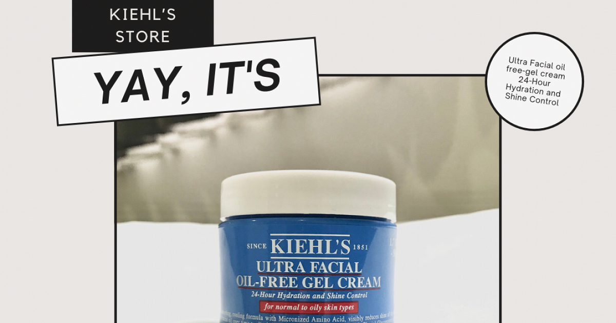 รีวิว Kiehl’s Ultra Facial Oil-Free Gel Cream สาวผิวมันต้องใช้!