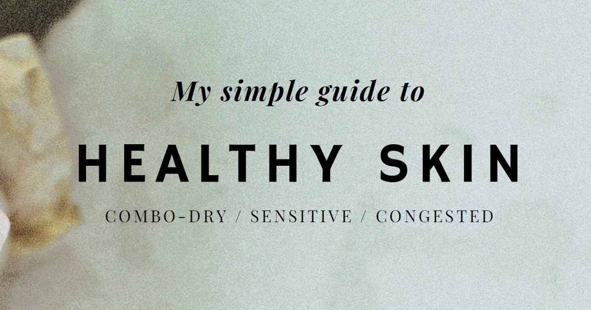 รักษาสิวแบบback to basic - my simple guide to clear and healthy skin
