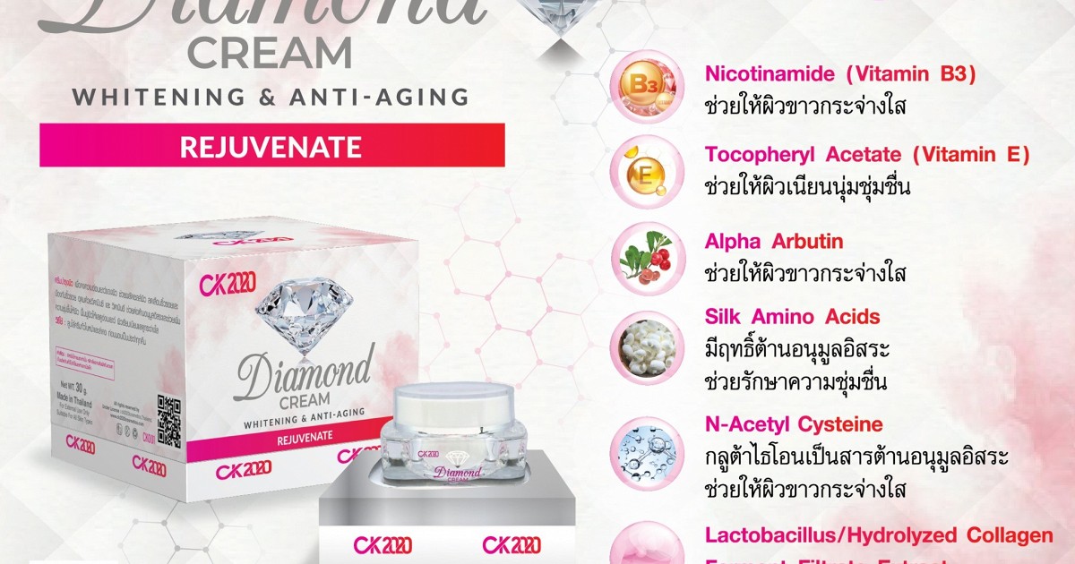 CK2020 Diamond Whitening Cream.