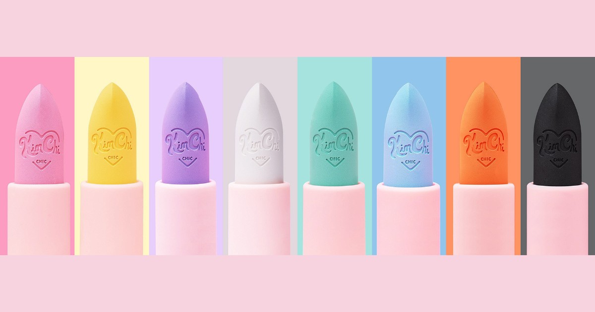 KimChi Chic Beauty ลิปสีพาสเทลเหมือนลูกกวาดหวานๆ