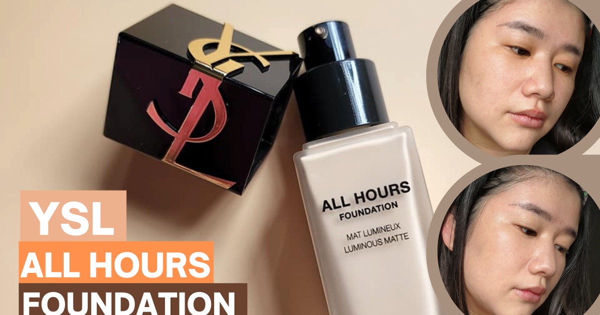 รองพื้นผิวแพง YSL All Hours Foundations Luminous Matte