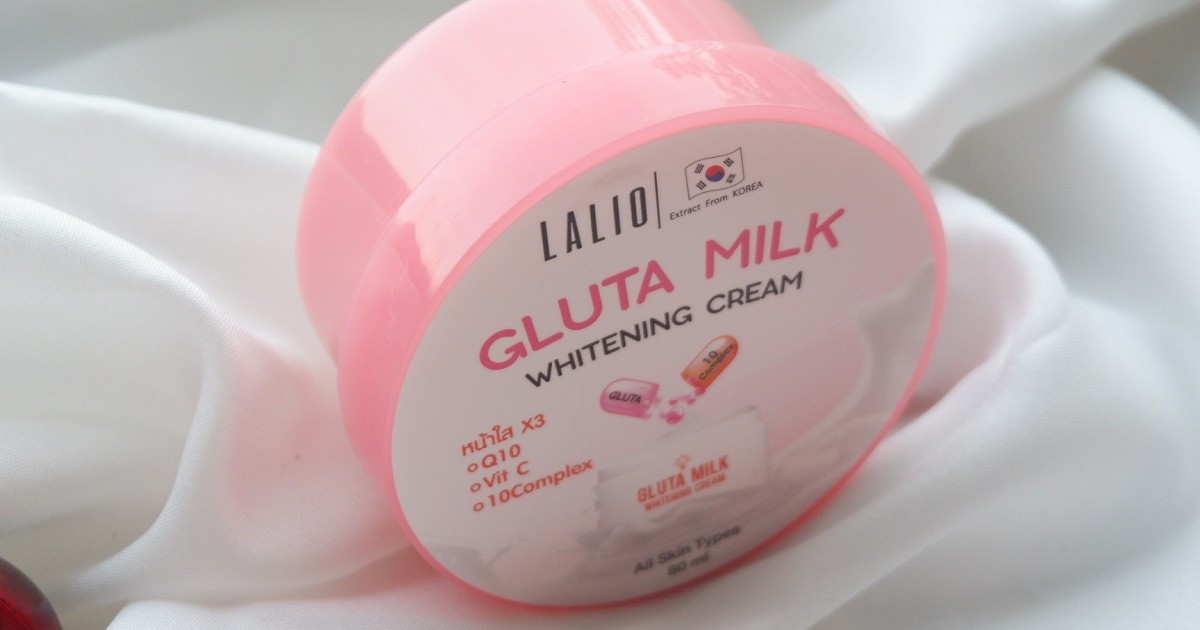 ไอเทมลับหนาวนี้ถ้าไม่อยากหน้าแห้งบำรุงด้วย GLUTA MILK WHITENING CREAM