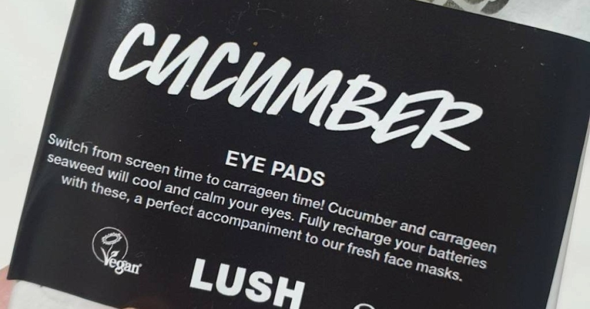 ช่วงนี้ติดซีรีส์จีนก็คือ 50 ตอน++ ตาบวมไม่ไหว LUSH Cucumber Eye Pads