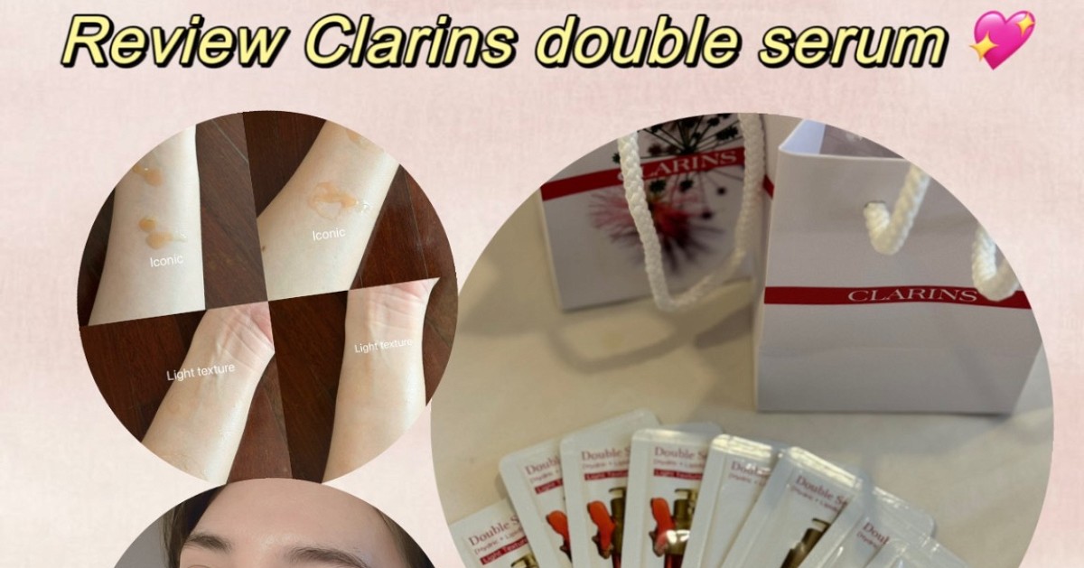 Review Clarins Double Serum 💖✨