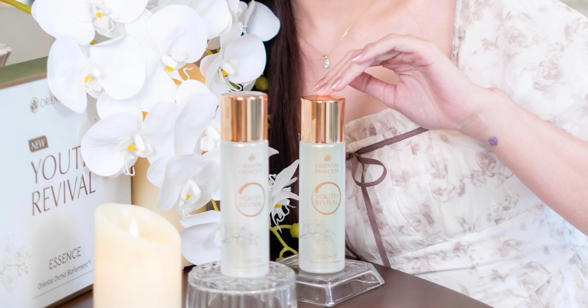 [REVIEW] ผิวฉ่ำหน้าเด็ก “น้ำตบกล้วยไม้ราตรี” Jeban Tea Tme x Oriental ...