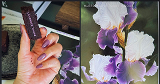 อะไรใหม่ๆ กับเล็บสีม่วงอมเทาโทนหม่น