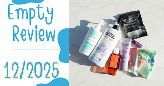 EMPTY REVIEW 12/2025 รีวิวรวมของใช้หมดในเดือนธันวาคม 2568