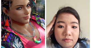 แกะลุค แต่งปิ้ง ตอน แต่งหน้าแบบสาวละตินคอกาแฟAzucena Ortiz จากเกมTekken 8