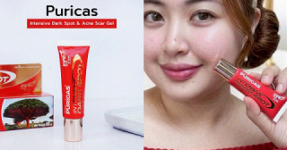 รอยจางจริงไม่จกตา รีวิว Puricas Intensive Dark Spot & Acne Scar Gel