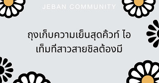 ถุงเก็บความเย็นสุดคิ้วท์ ไอเท็มที่สาวสายชิลต้องมี