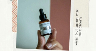 เปลี่ยนฝ้าดื้อให้จางลงด้วย Alphascience Mela Bright [C+] Serum 🍊