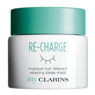 my CLARINS RE-CHARGE Relaxing Sleep Mask