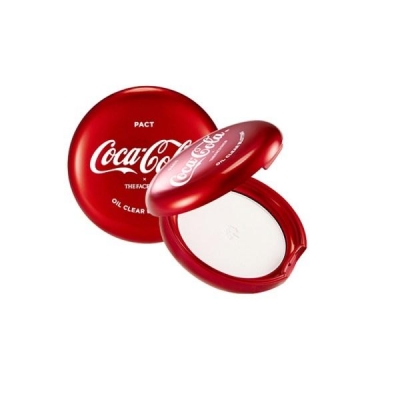 The Face Shop X Coca Cola : Oil Clear Oil Blotting Powder