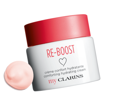 my CLARINS RE-BOOST Comforting Hydrating Cream