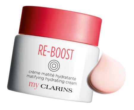 my CLARINS RE-BOOST Matifying Hydrating Cream
