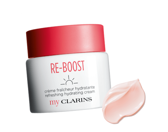 my CLARINS RE-BOOST Refreshing Hydrating Cream