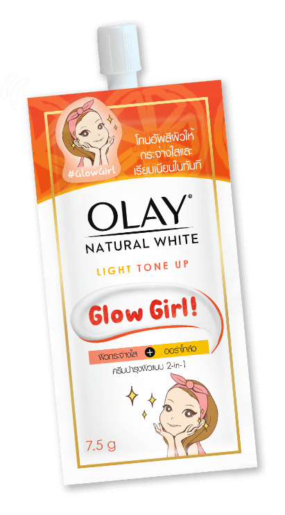 Olay Natural White Light Tone Up Glow Girl