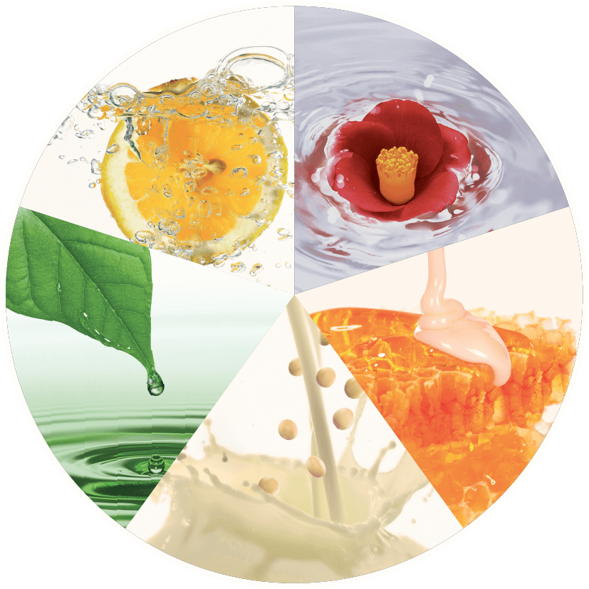 ผสาน 5 คุณค่าการบำรุงจากธรรมชาติ