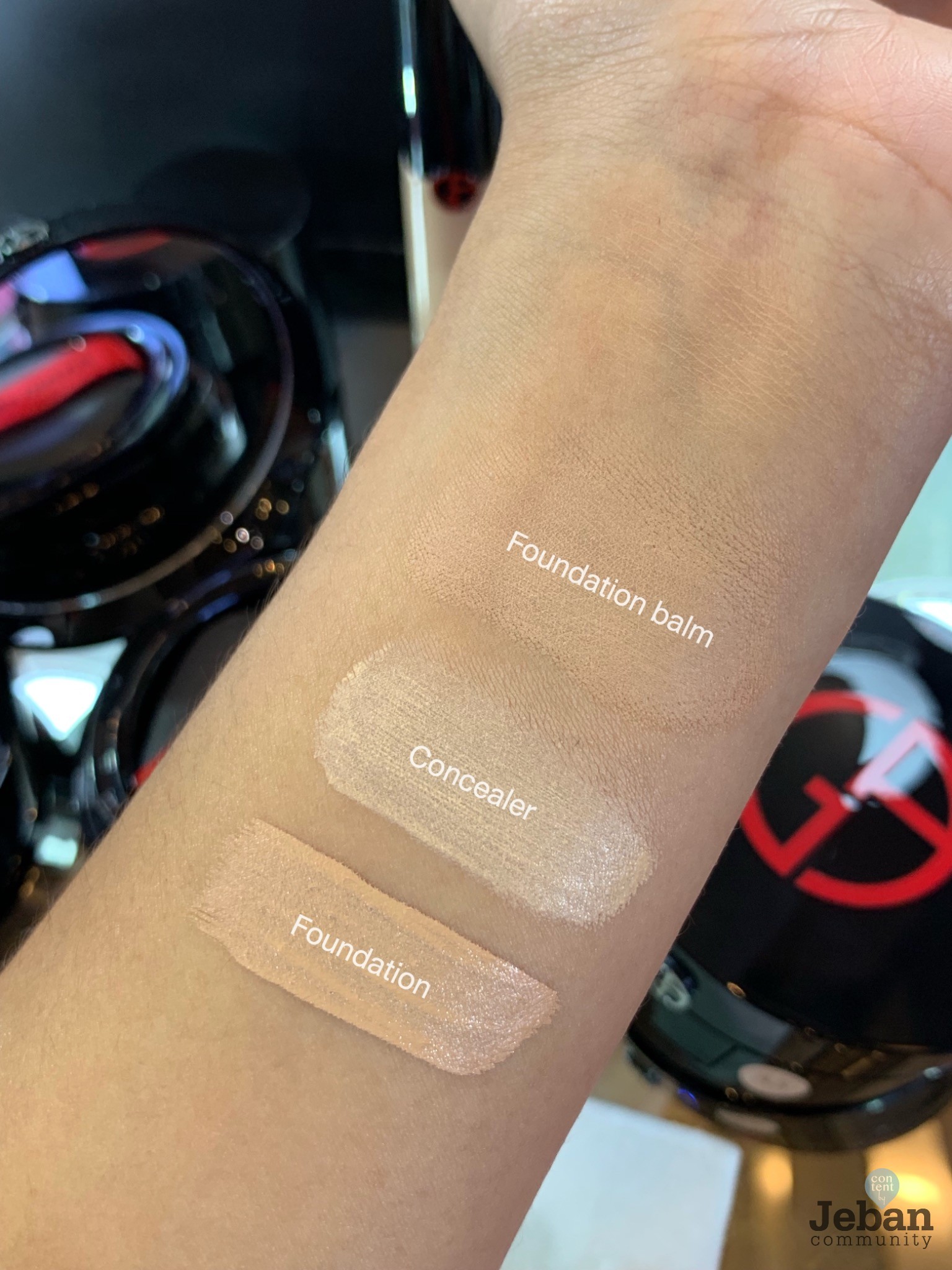 giorgio armani power fabric foundation balm