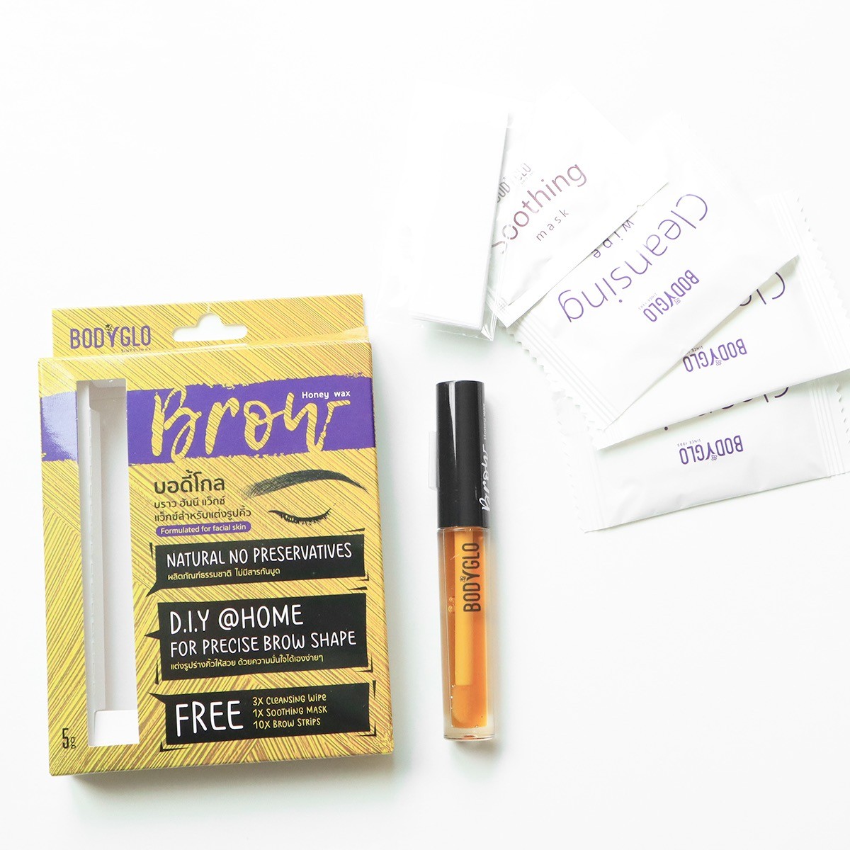 รีวิว+ฮาวทู แว๊กซ์คิ้วเองทำง่ายๆที่บ้านกับ Bodyglo Brow Honey Wax
