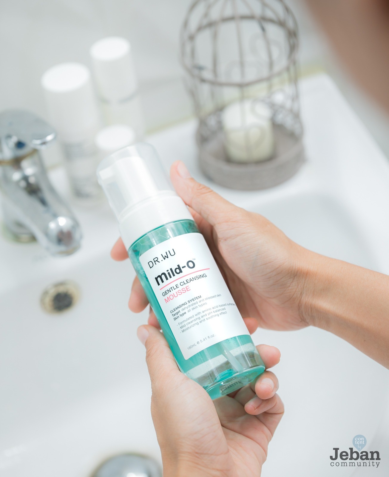 dr wu mild o gentle cleansing mousse