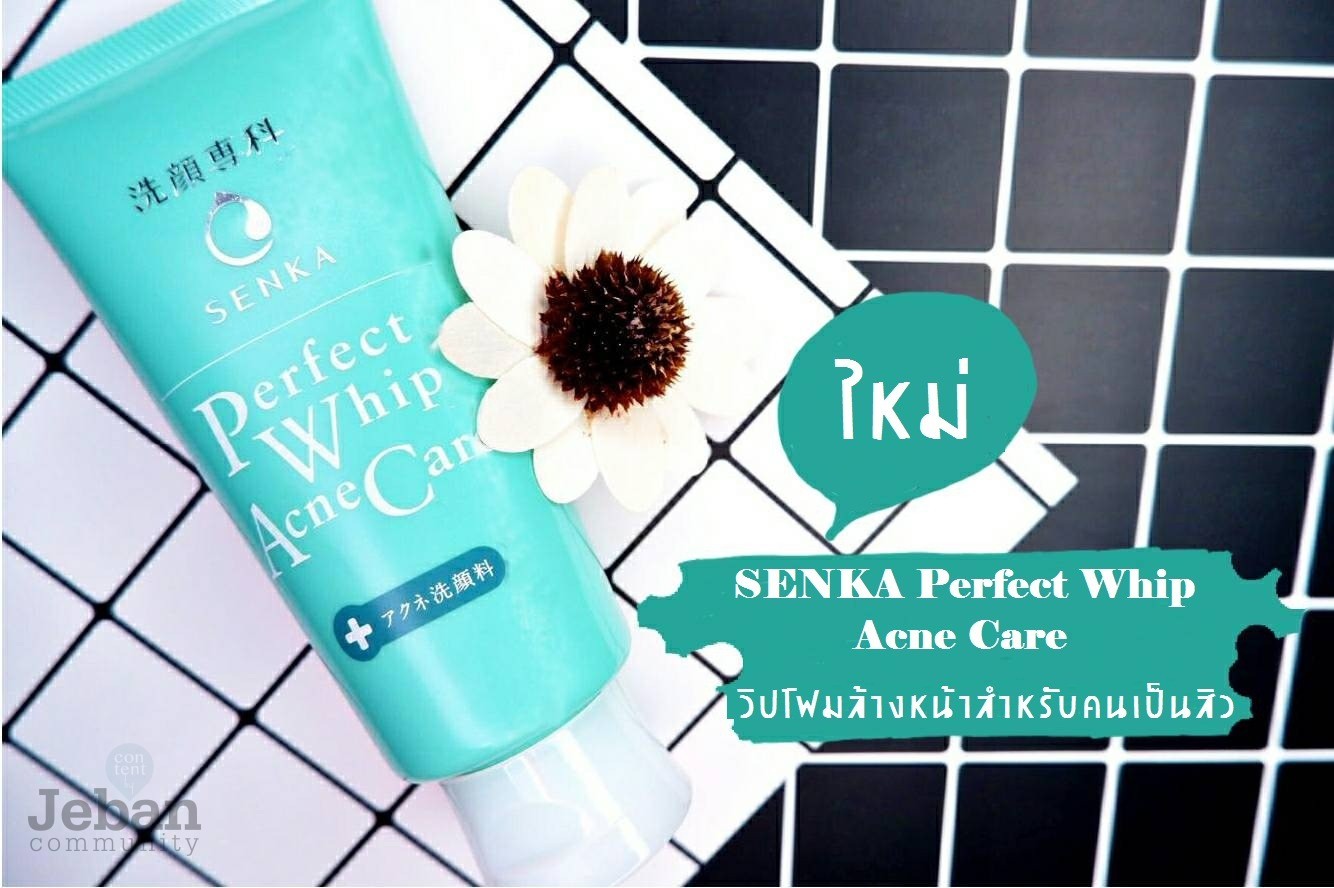 senka perfect whip acne care pantip