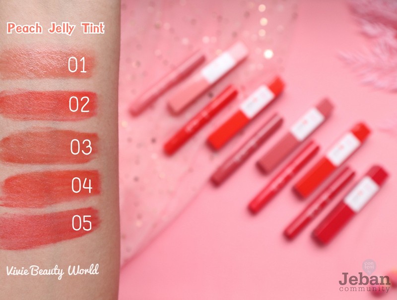 [Review] Peach Jelly Tint ลิปทิ้นท์ใหม่ล่าสุดจาก ETUDE