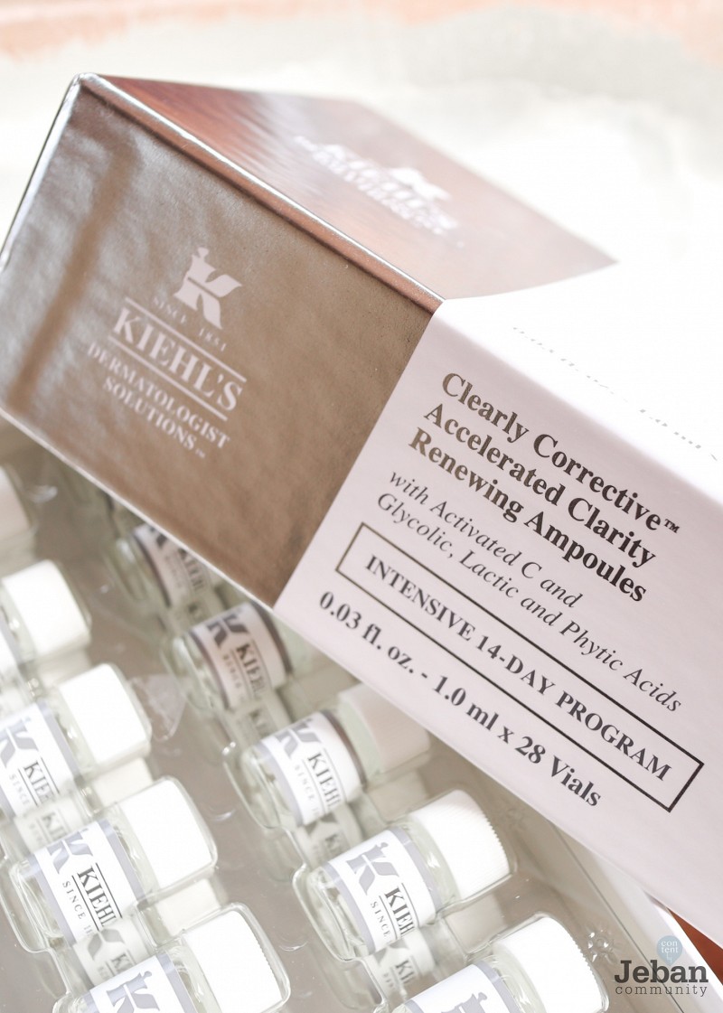กู้ผิวโทรมเร่งด่วนใน 14 วัน กับ kiehl's Clearly Corrective Ampoules cloudysstory