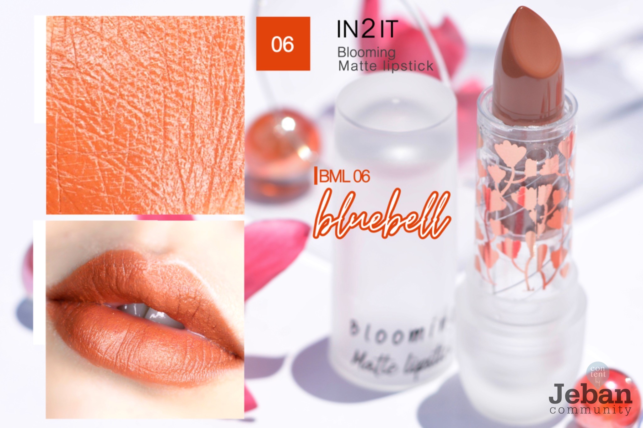 In2it blooming matte lipstick