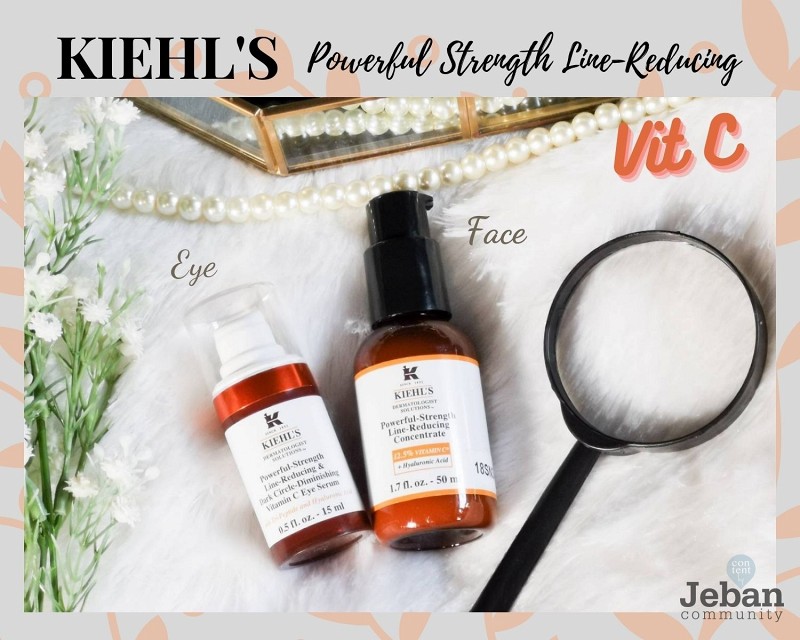 Kiehl's Vit C Serum และ Eye Serum สูตรใหม่มีดียังไง