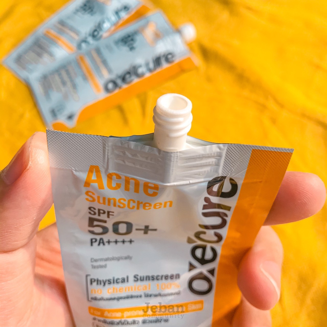 oxecure acne sunscreen