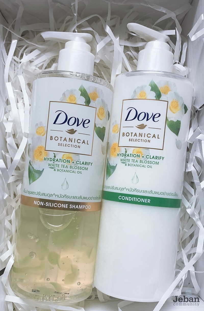 [Review] Dove Botanical selection สูตร Hydration + clarify white tea
