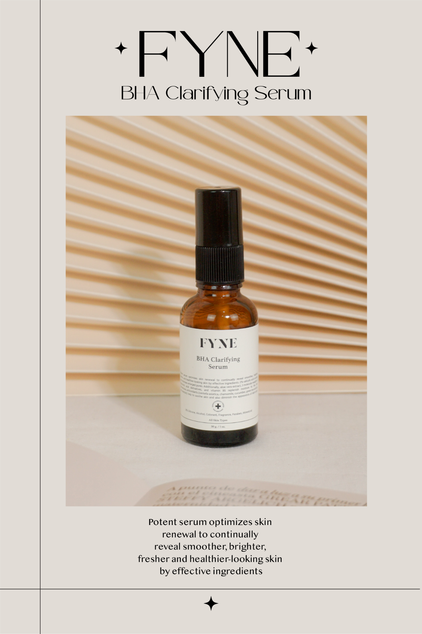 fyne bha clarifying serum