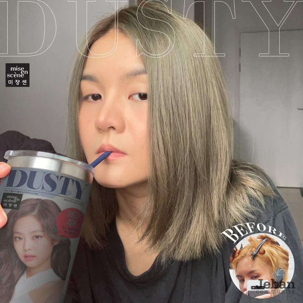 mise en scene, hello bubble (dusty ash) The best at home hair color