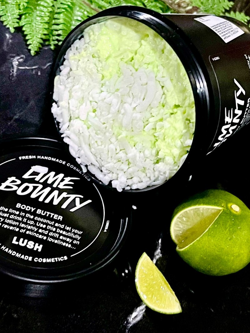 หอมสดชื่นถึงขีดสุดกับ Lush Lime Bounty Body Butter!