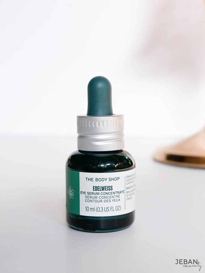 The Body Shop Edelweiss Eye Serum Concentrate กับการกู้ผิวรอบดวงตาให้
