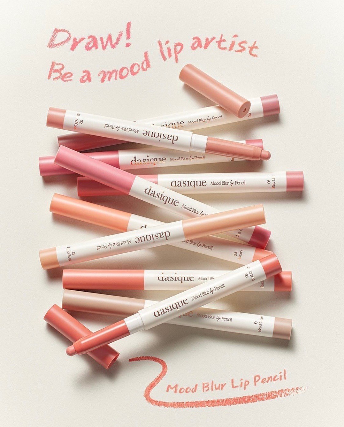 Dasique ออกลิปเพนซิลตัวใหม่ Mood Blur Lip Pencil ตอบโจทย์ลุค Overlip สุดฮิต