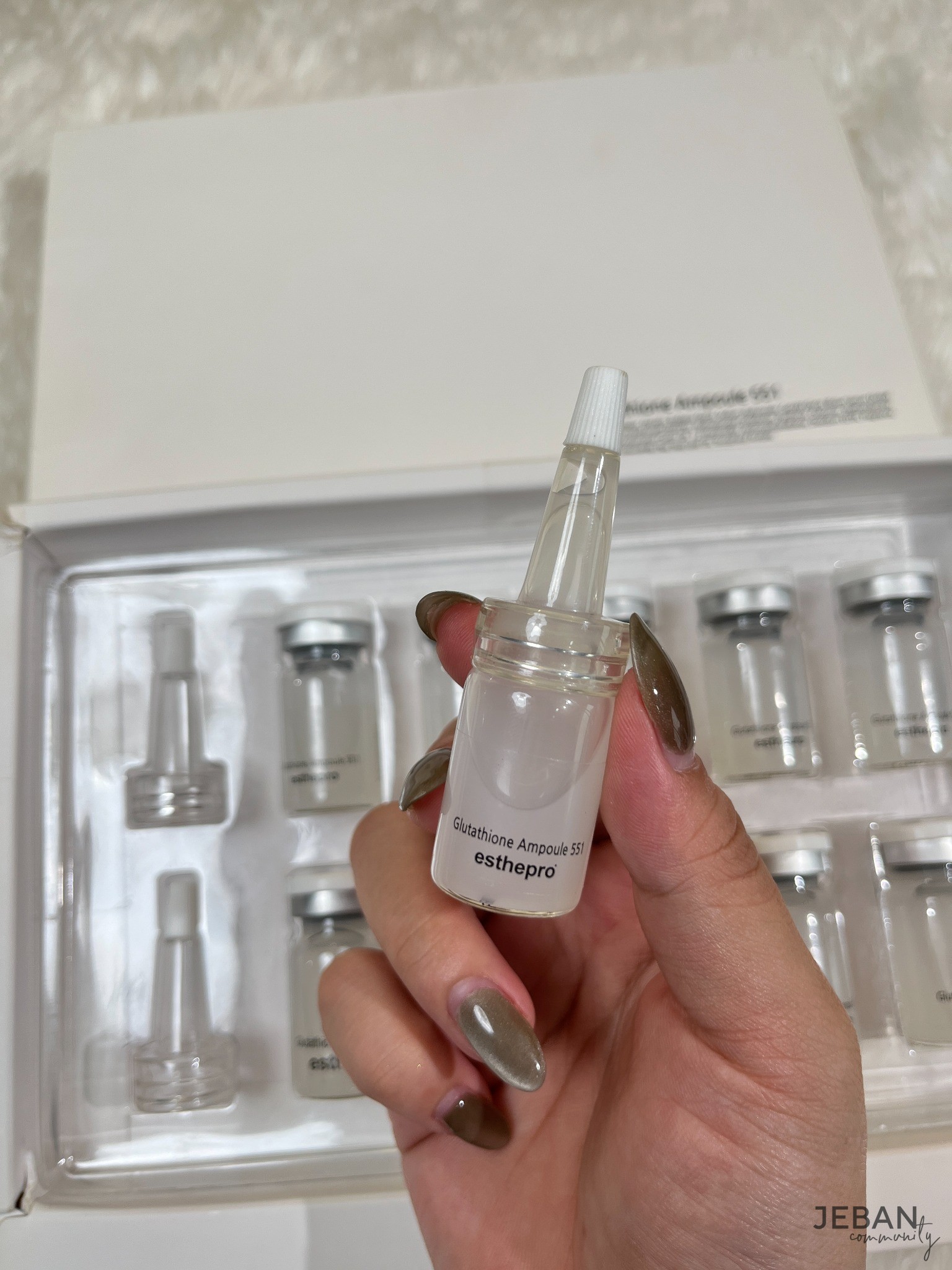 esthepro glutathione ampoule Lẻ 1 Lọ Tế bào gốc Glutathione Ampoule 551 Esthepro main image 1