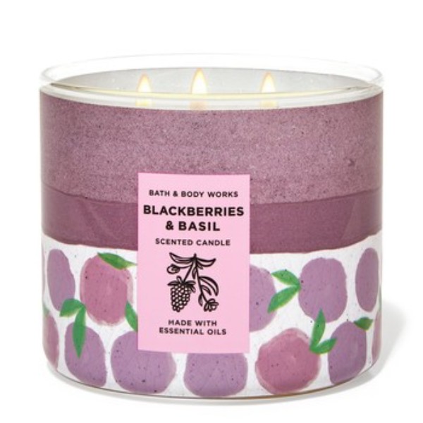 Blackberries & Basil Candle