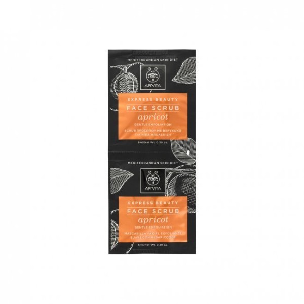 Express Beauty Face Scrub Apricot Gentle Exfoliation